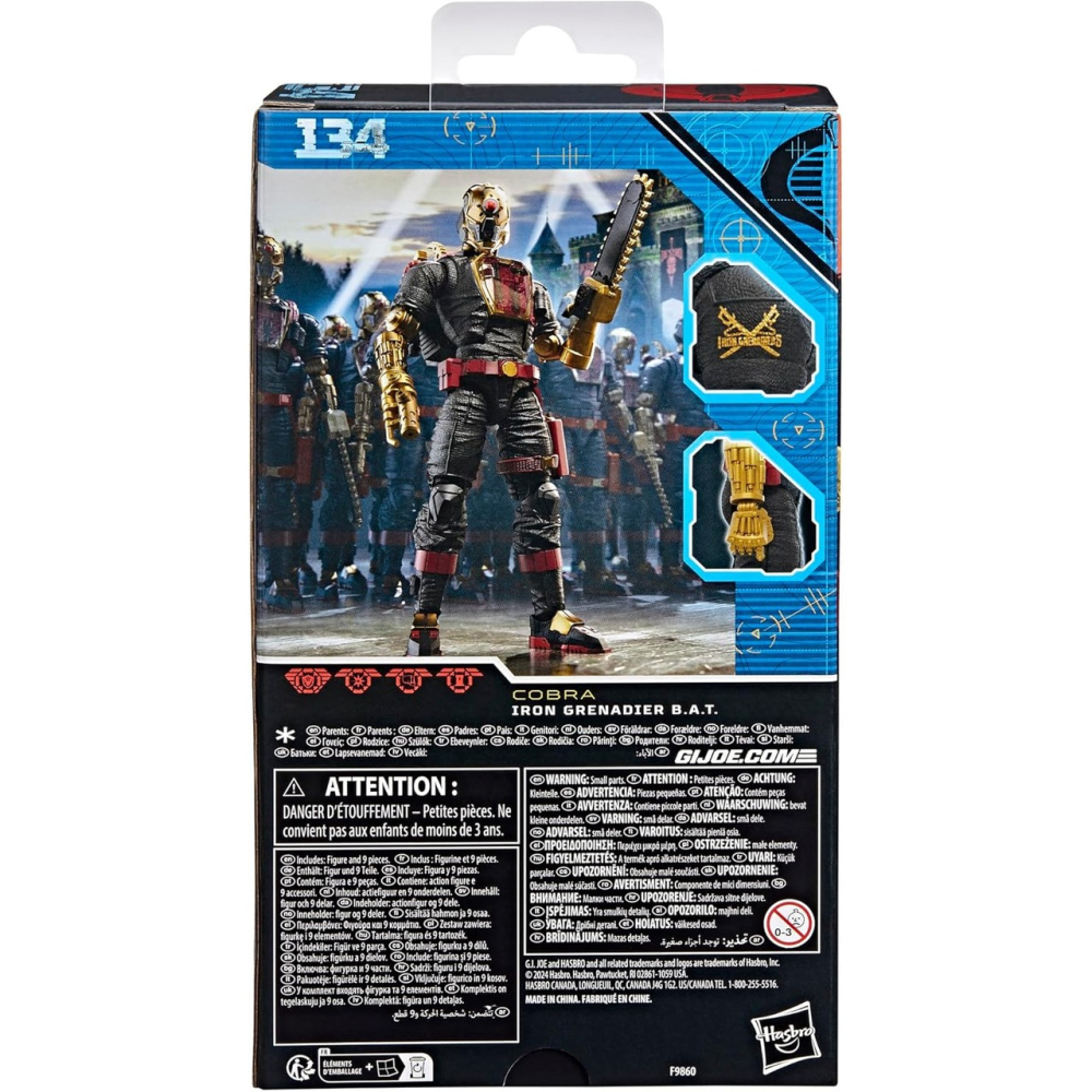 G.I. Joe 6吋 特種部隊系列 Iron Grenadier B.A.T. ,134-細節圖7