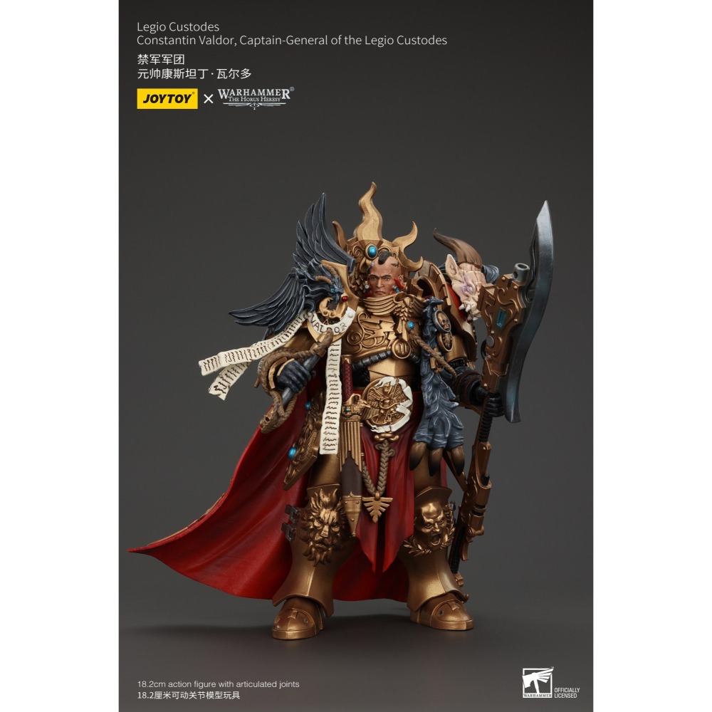 暗源Joy Toy 1/18 荷魯斯之亂30K 禁軍軍團 元帥康斯坦丁·瓦爾多-細節圖2