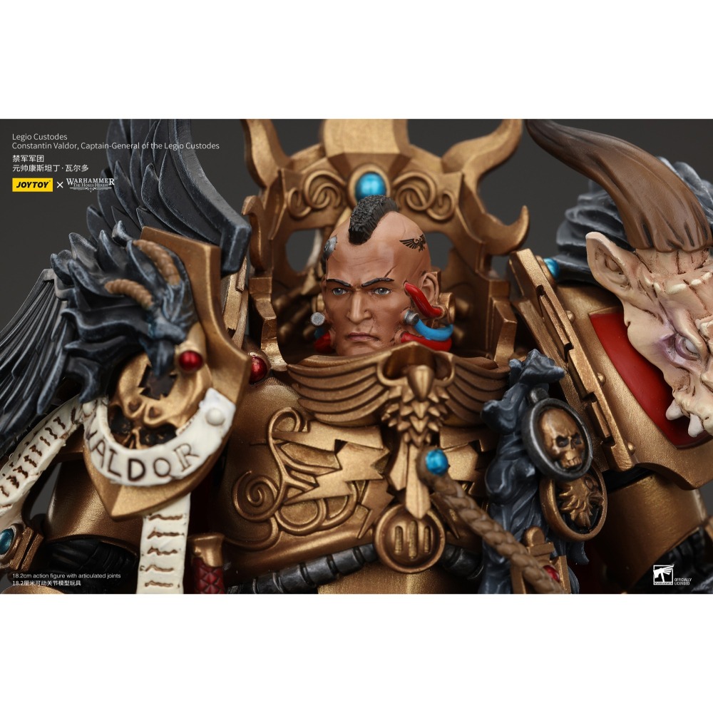 暗源Joy Toy 1/18 荷魯斯之亂30K 禁軍軍團 元帥康斯坦丁·瓦爾多-細節圖4