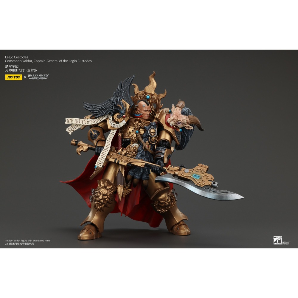 暗源Joy Toy 1/18 荷魯斯之亂30K 禁軍軍團 元帥康斯坦丁·瓦爾多-細節圖6