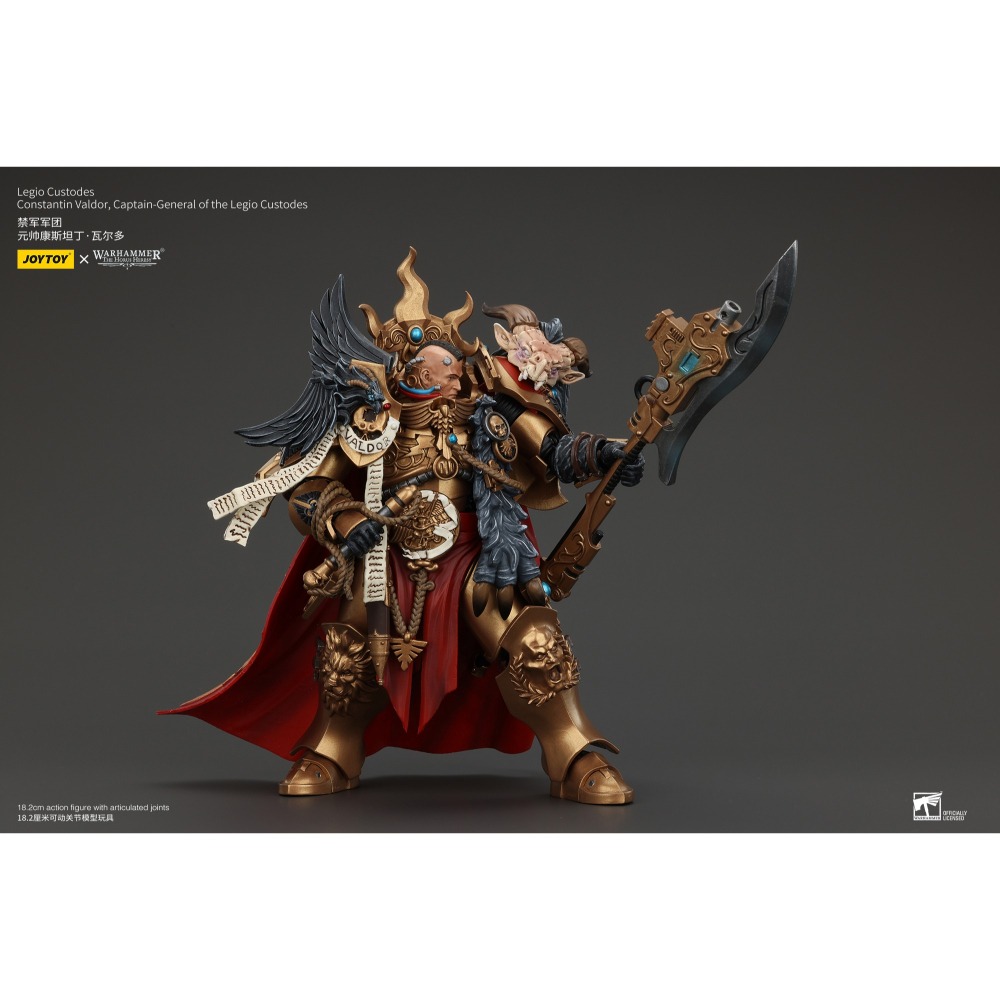 暗源Joy Toy 1/18 荷魯斯之亂30K 禁軍軍團 元帥康斯坦丁·瓦爾多-細節圖7