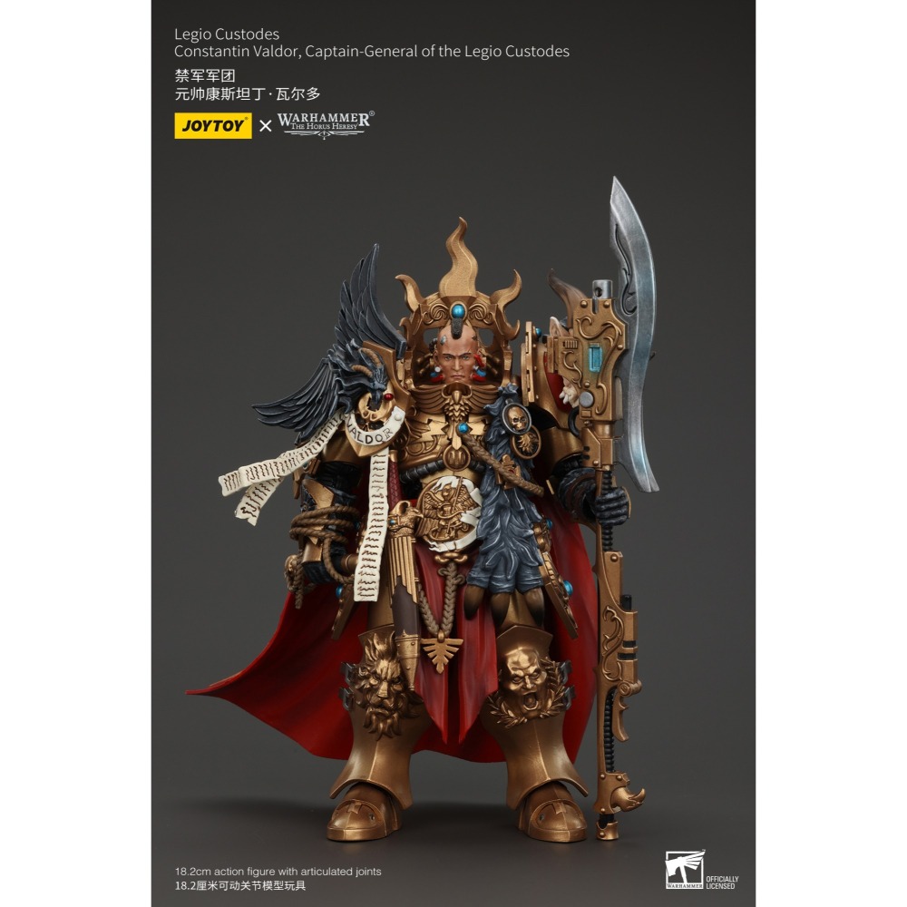 暗源Joy Toy 1/18 荷魯斯之亂30K 禁軍軍團 元帥康斯坦丁·瓦爾多-細節圖8