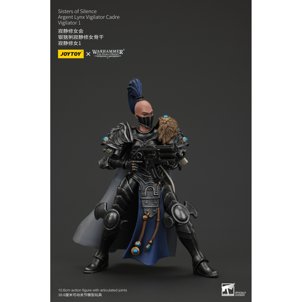暗源Joy Toy 1/18 荷魯斯之亂30K 寂靜修女會 銀猞猁寂靜修女骨幹 寂靜修女1-細節圖3