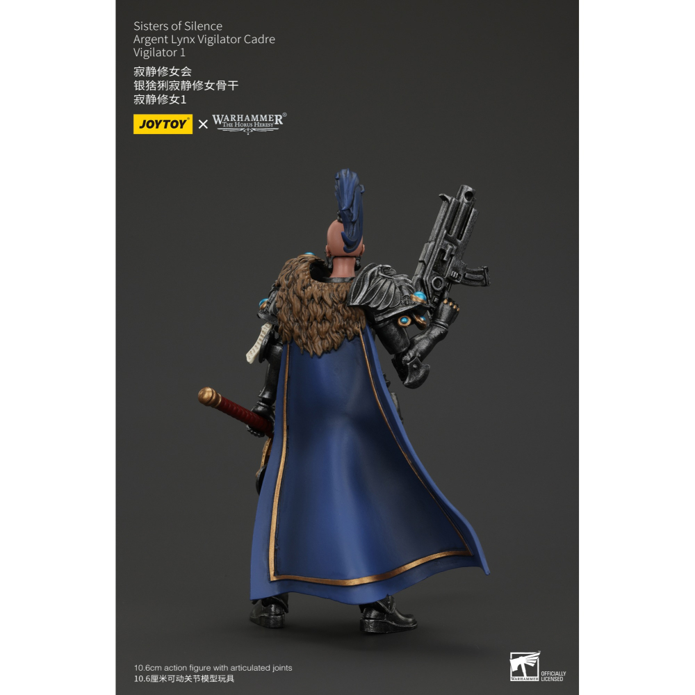 暗源Joy Toy 1/18 荷魯斯之亂30K 寂靜修女會 銀猞猁寂靜修女骨幹 寂靜修女1-細節圖5