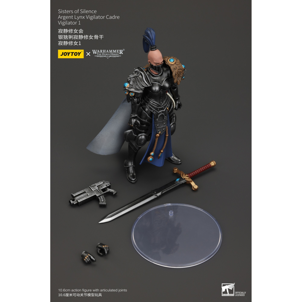 暗源Joy Toy 1/18 荷魯斯之亂30K 寂靜修女會 銀猞猁寂靜修女骨幹 寂靜修女1-細節圖7