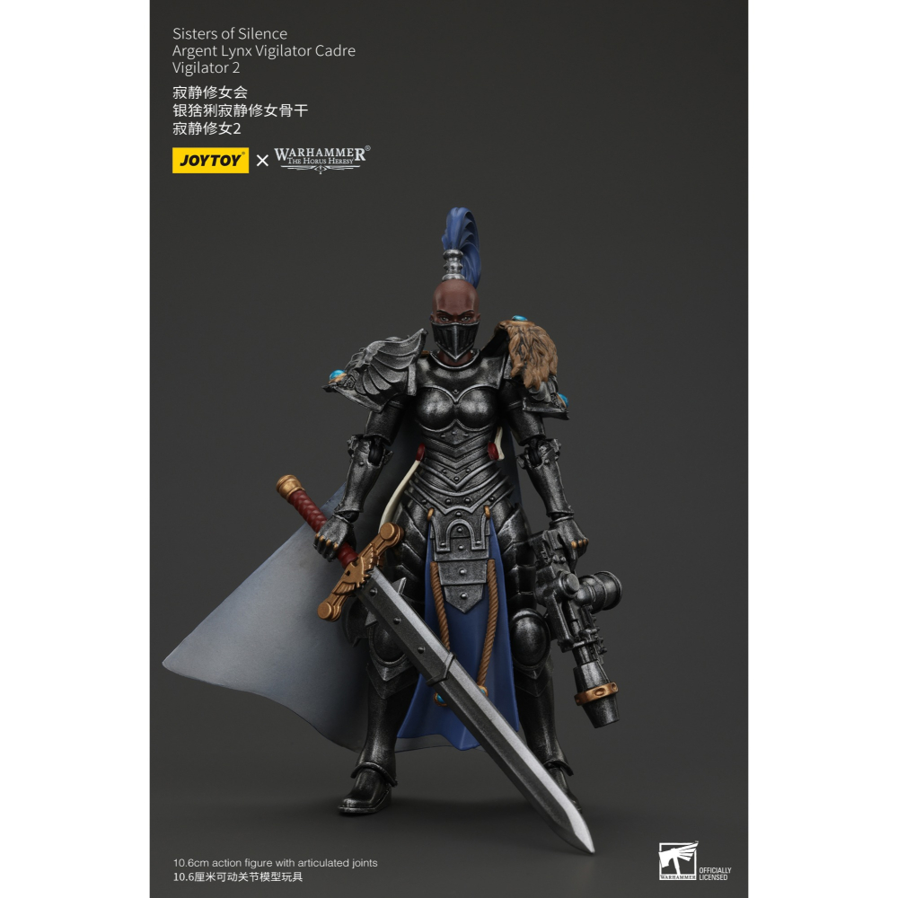 暗源Joy Toy 1/18 荷魯斯之亂30K 寂靜修女會 銀猞猁寂靜修女骨幹 寂靜修女2-細節圖7