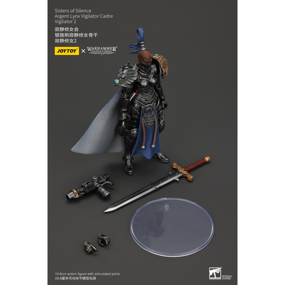 暗源Joy Toy 1/18 荷魯斯之亂30K 寂靜修女會 銀猞猁寂靜修女骨幹 寂靜修女2-細節圖8