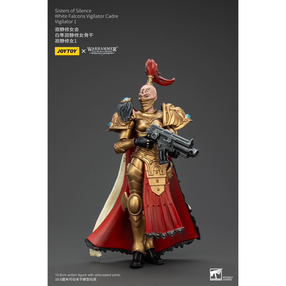 暗源Joy Toy 1/18 荷魯斯之亂30K 寂靜修女會 白隼寂靜修女骨幹 寂靜修女1-細節圖5