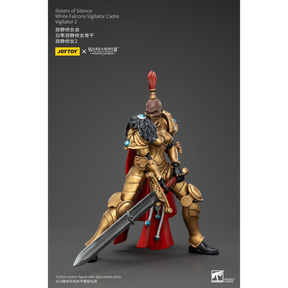 暗源Joy Toy 1/18 荷魯斯之亂30K 寂靜修女會 白隼寂靜修女骨幹 寂靜修女2-細節圖2