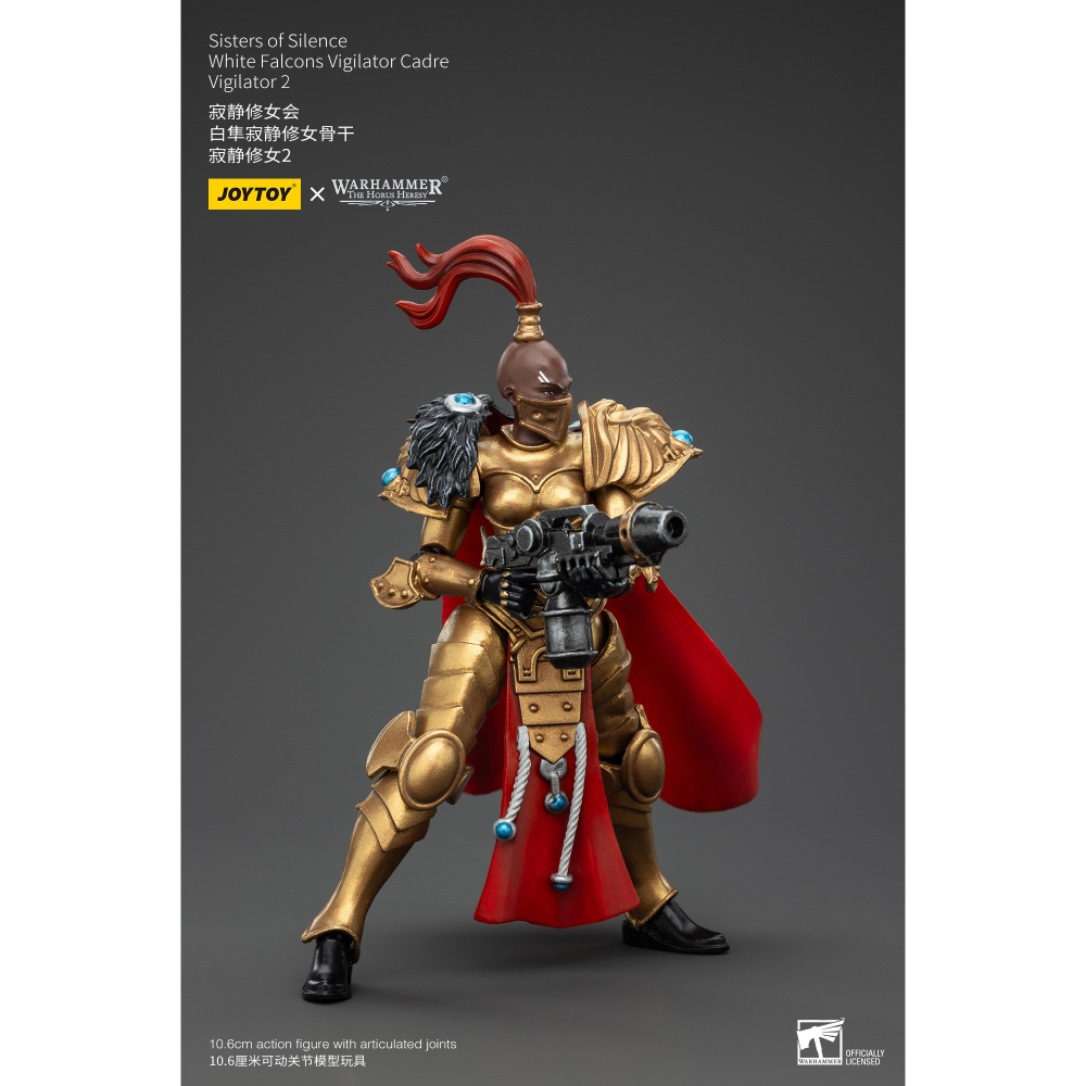 暗源Joy Toy 1/18 荷魯斯之亂30K 寂靜修女會 白隼寂靜修女骨幹 寂靜修女2-細節圖4