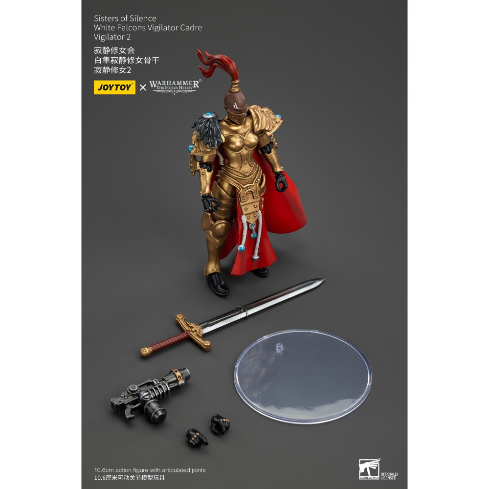 暗源Joy Toy 1/18 荷魯斯之亂30K 寂靜修女會 白隼寂靜修女骨幹 寂靜修女2-細節圖8