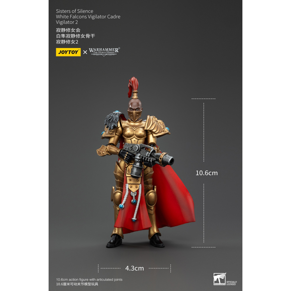 暗源Joy Toy 1/18 荷魯斯之亂30K 寂靜修女會 白隼寂靜修女骨幹 寂靜修女2-細節圖9