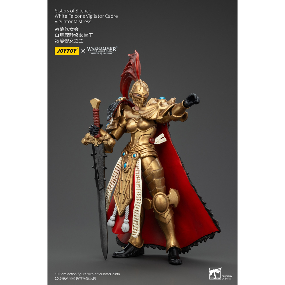 暗源Joy Toy 1/18 荷魯斯之亂30K 寂靜修女會 白隼寂靜修女骨幹 寂靜修女之主-細節圖4