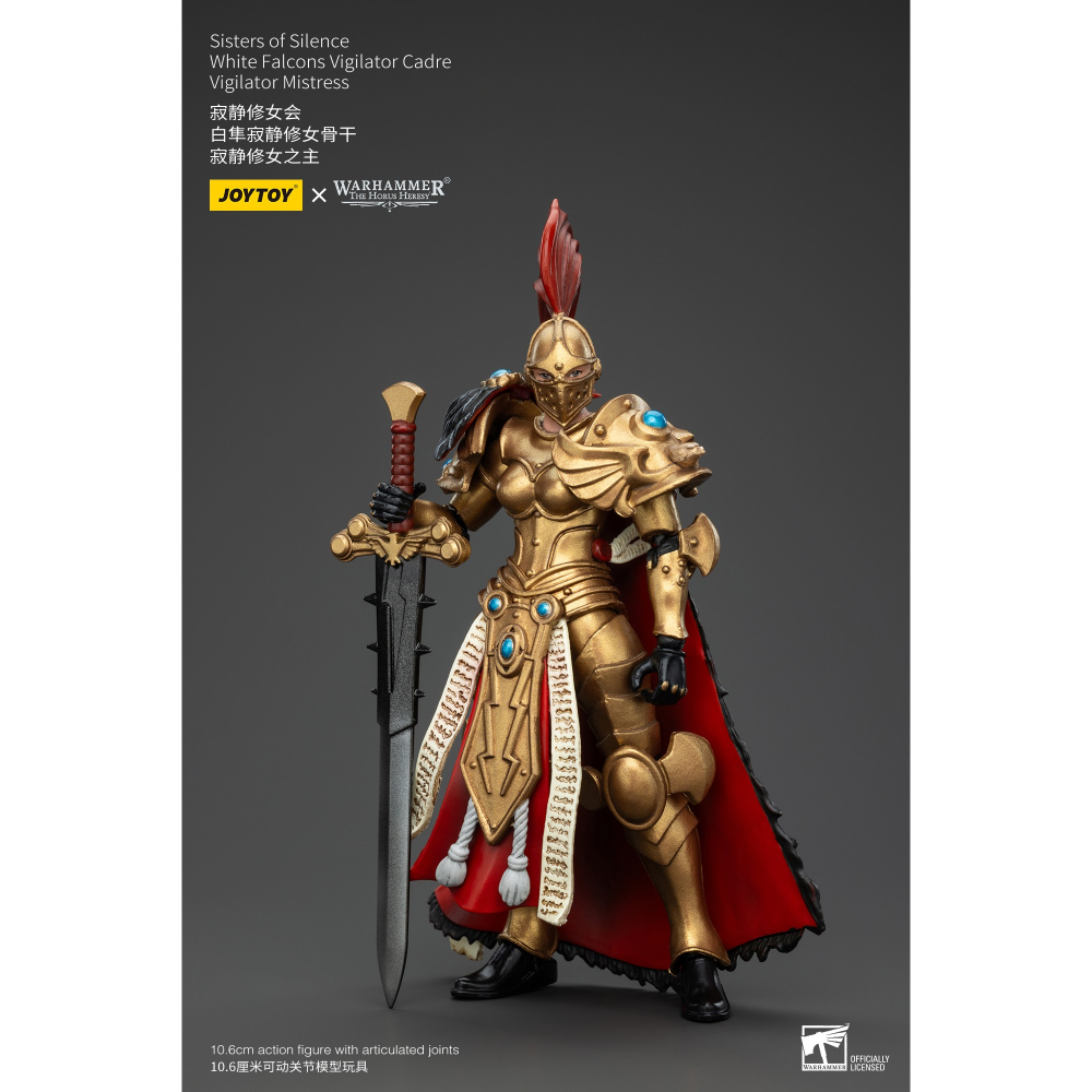 暗源Joy Toy 1/18 荷魯斯之亂30K 寂靜修女會 白隼寂靜修女骨幹 寂靜修女之主-細節圖6