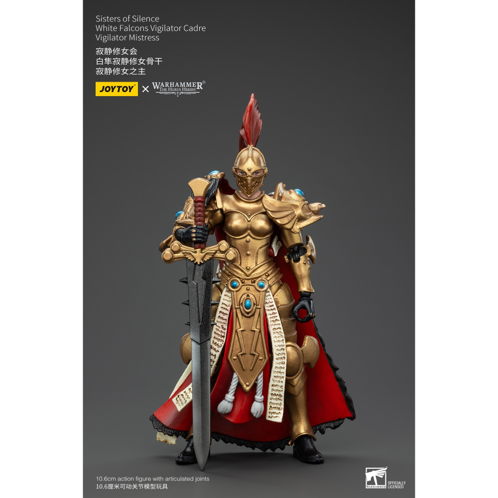 暗源Joy Toy 1/18 荷魯斯之亂30K 寂靜修女會 白隼寂靜修女骨幹 寂靜修女之主-細節圖7