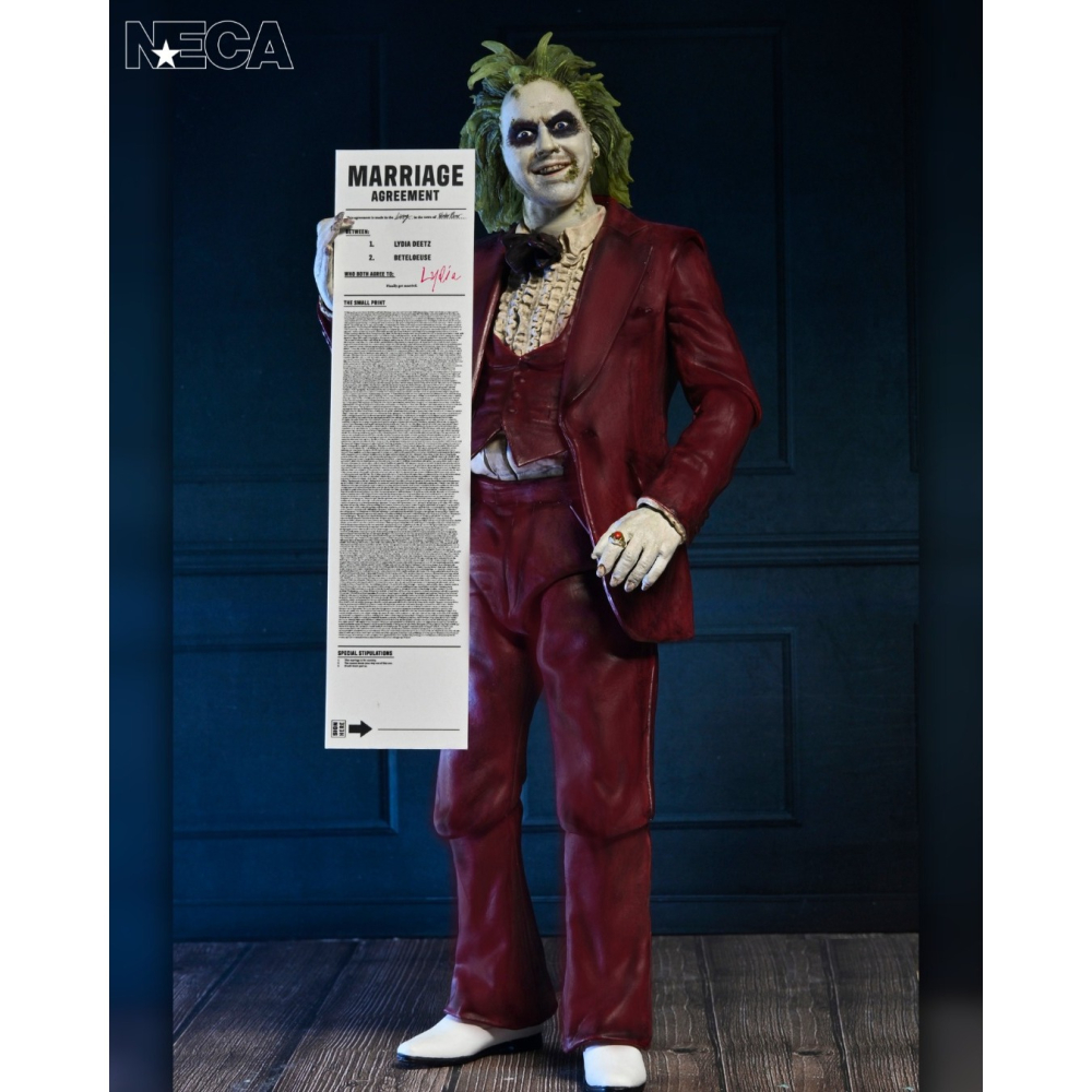 NECA7吋 陰間大法師 Wedding Tuxedo Beetlejuice-細節圖5