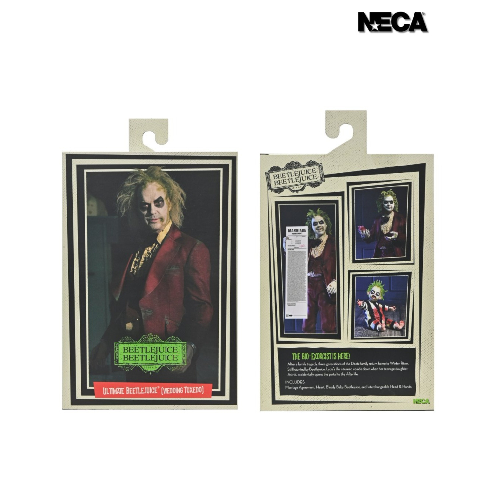 NECA7吋 陰間大法師 Wedding Tuxedo Beetlejuice-細節圖10