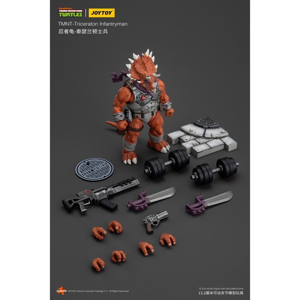 暗源Joy Toy 1/18 TMNT 忍者龜系列反派 泰瑟蘭頓士兵-細節圖7