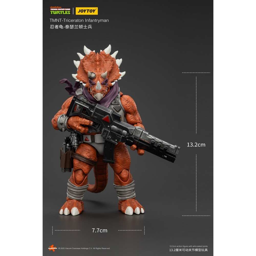 暗源Joy Toy 1/18 TMNT 忍者龜系列反派 泰瑟蘭頓士兵-細節圖8