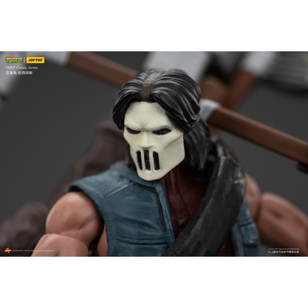 暗源Joy Toy 1/18 TMNT 忍者龜系列 凱西瓊斯 Casey Jones-細節圖5