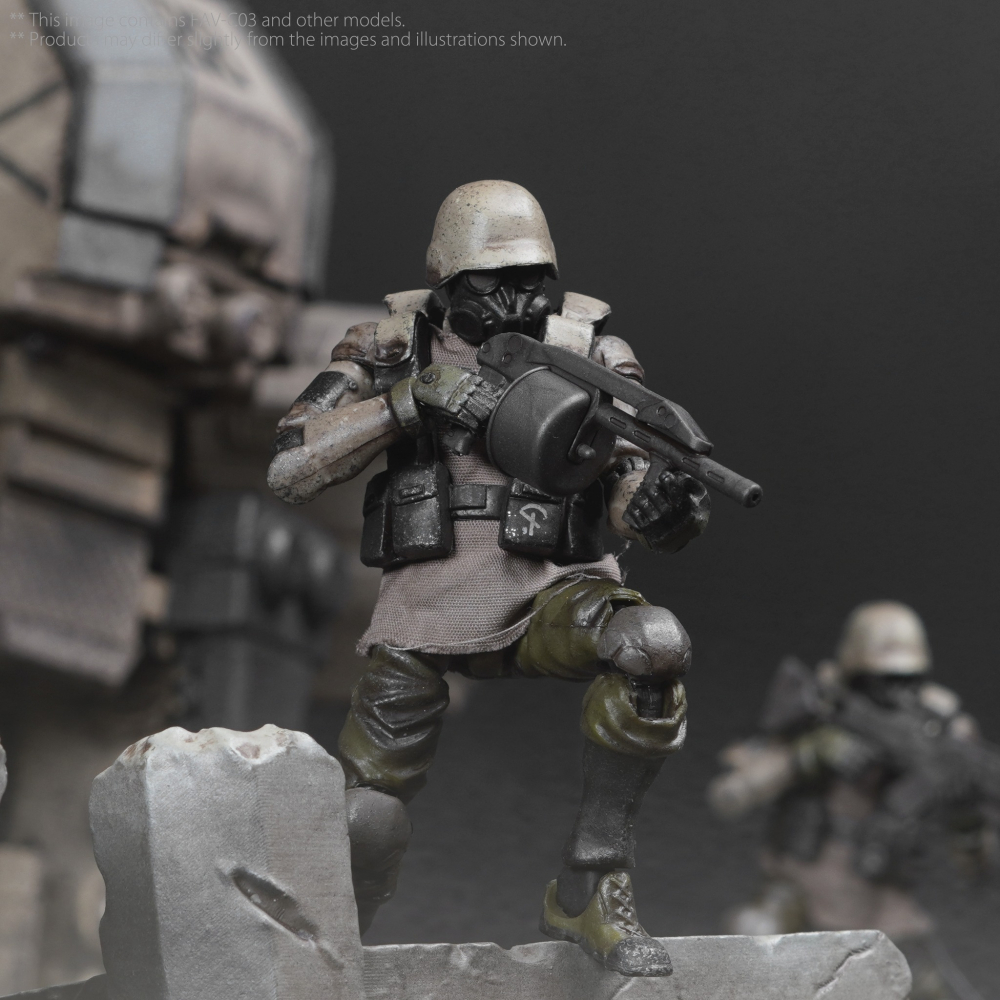 酸雨戰爭 Acid Rain World 3.75吋 FAV-C03 Sand Infantry  沙地步兵-細節圖3