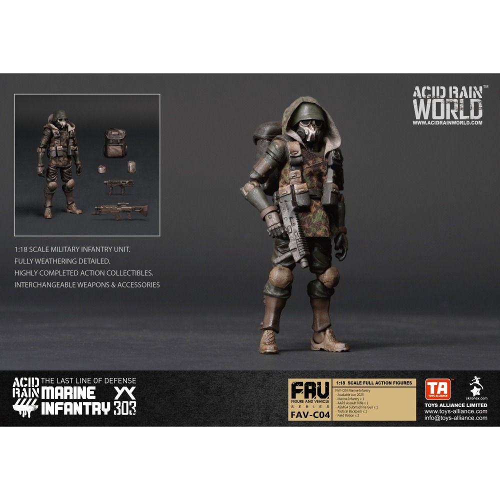 酸雨戰爭 Acid Rain World 3.75吋 FAV-C04 Marine Infantry  海軍陸戰步兵-細節圖2