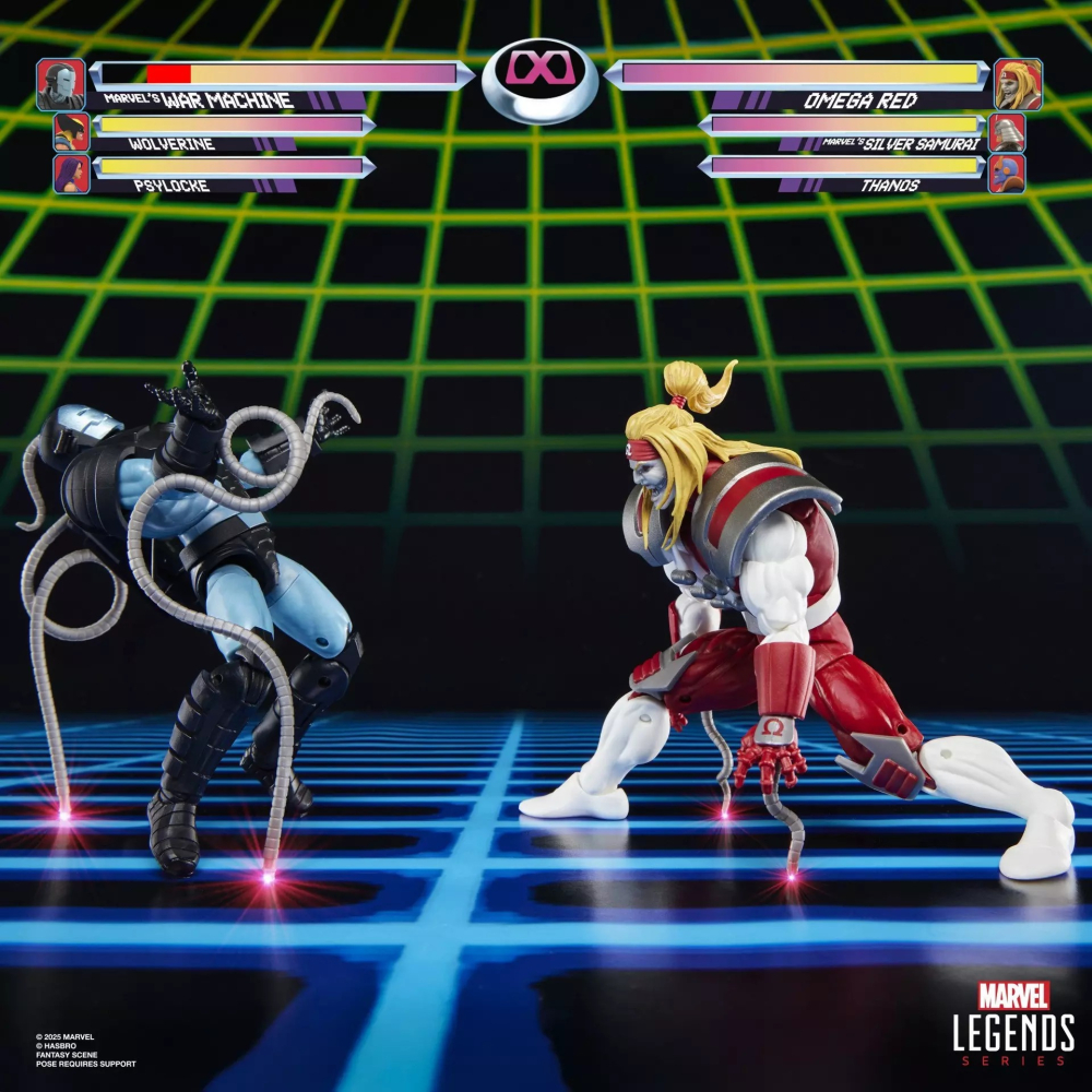 漫威Marvel ML6吋電玩系列 Marvel＇s War Machine vs Marvel＇s Omega Red-細節圖4