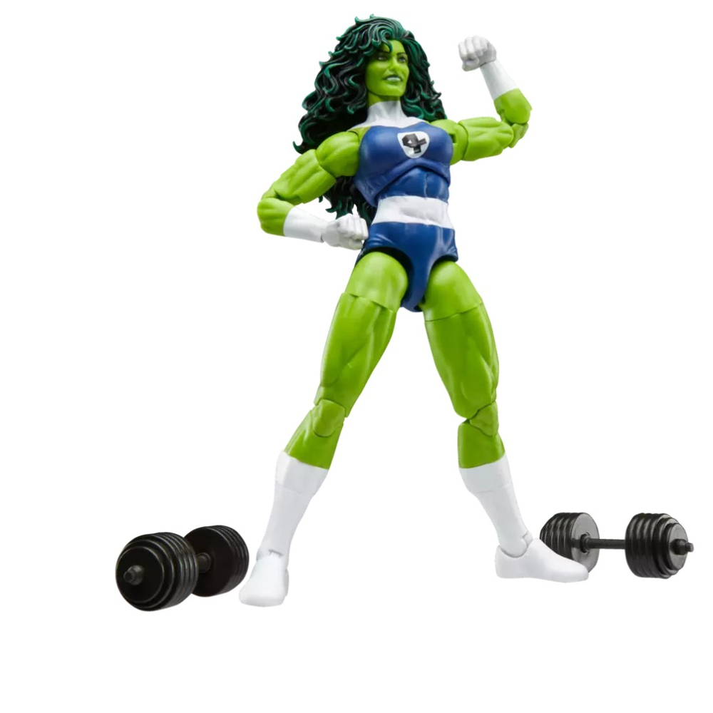 漫威 Marvel ML6吋 驚奇四超人復古吊卡系列 She-Hulk 女浩克-細節圖2