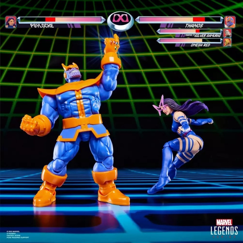漫威Marvel ML6吋 卡普空電玩系列 Psylocke vs. Thanos-細節圖3