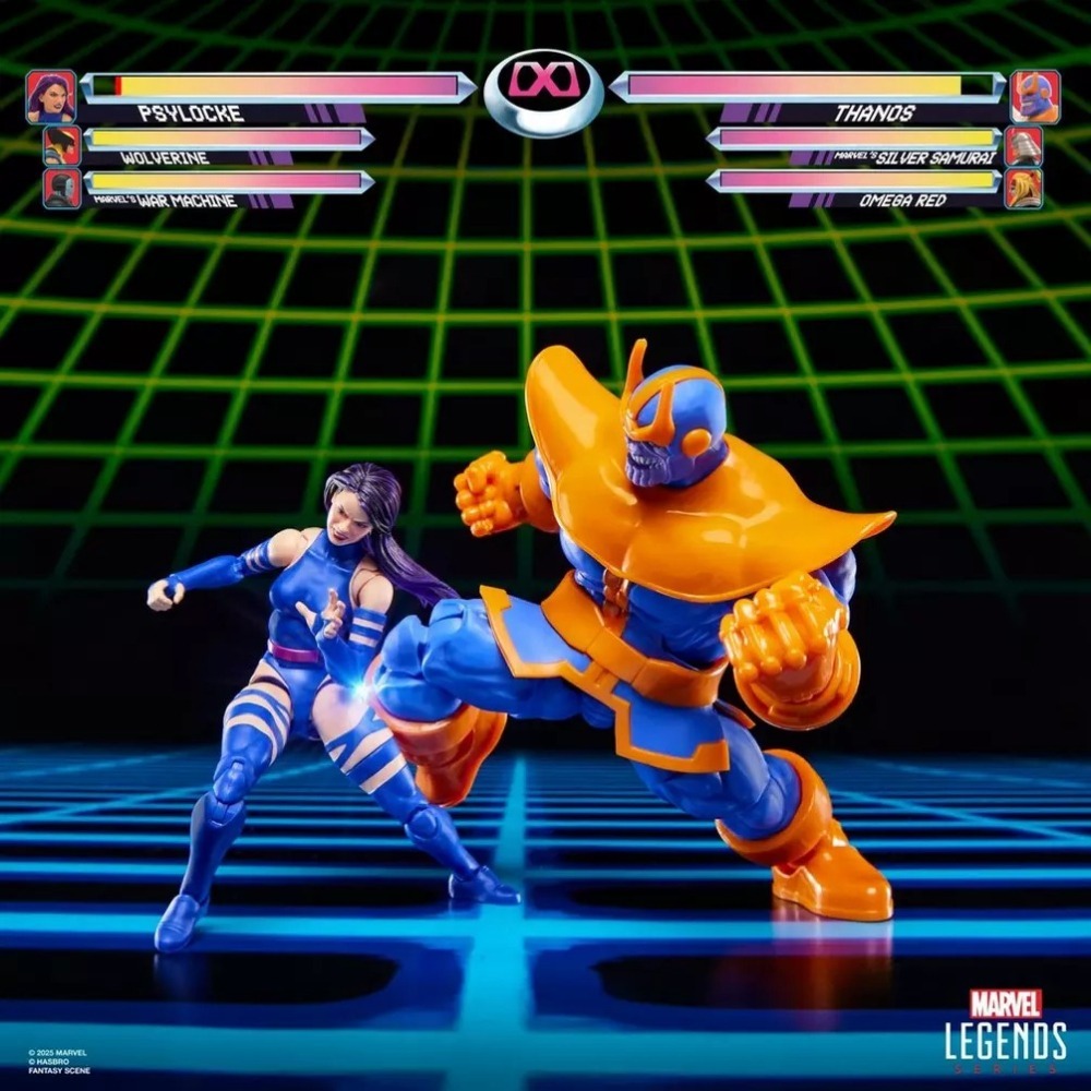 漫威Marvel ML6吋 卡普空電玩系列 Psylocke vs. Thanos-細節圖5