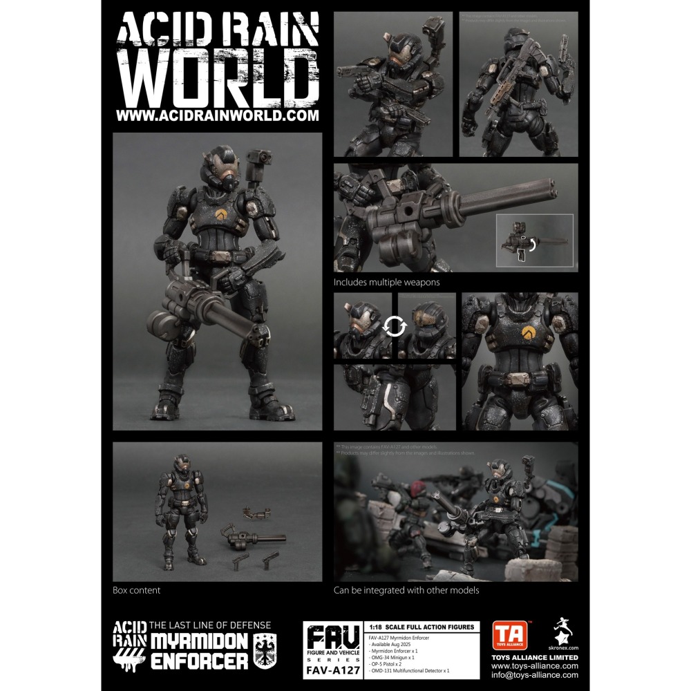 酸雨戰爭 Acid Rain World 3.75吋 FAV-A127 幽蟻強襲者 Myrmidon Enforcer-細節圖9