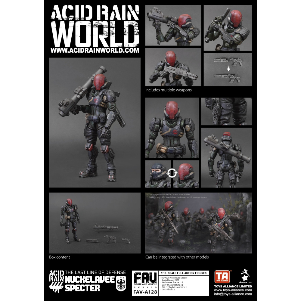酸雨戰爭 Acid Rain World 3.75吋 FAV-A128納克拉維影襲者Nuckelavee Specter-細節圖9