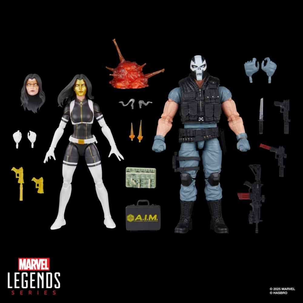 漫威Marvel ML6吋 超級壞蛋系列 Madame Masque & Crossbones-細節圖9