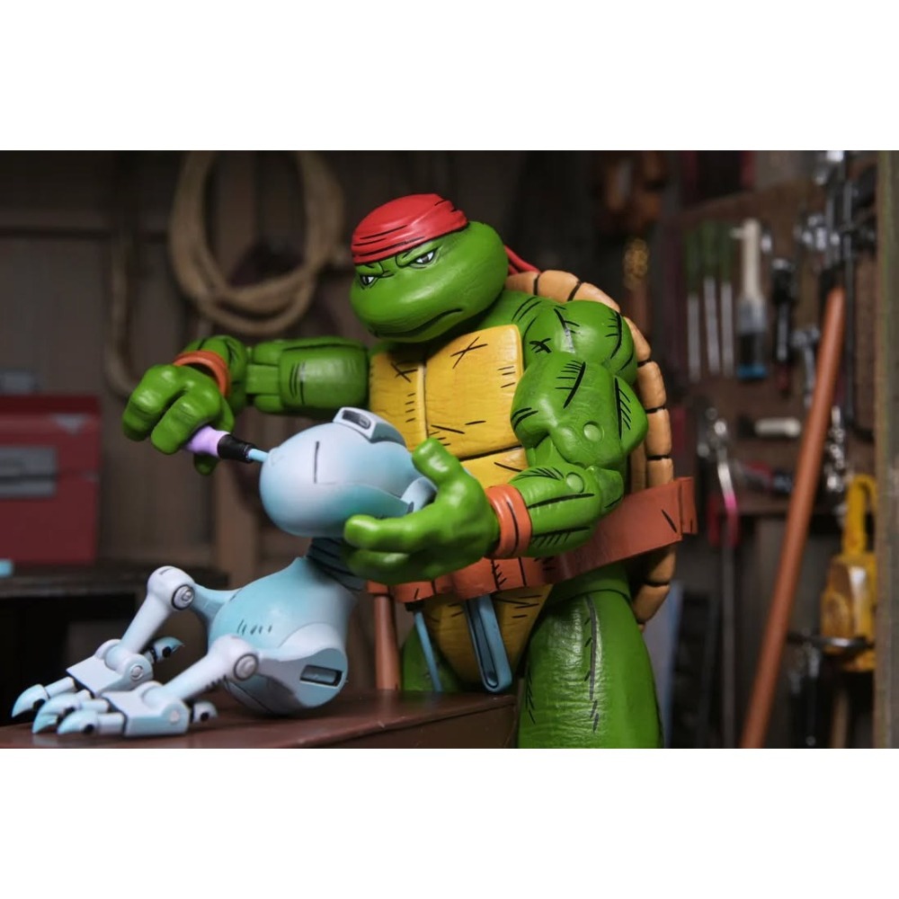 Neca7吋 TMNT忍者龜Mirage Comics 幻影漫畫 Handyman Donatello 雜物工多納泰羅-細節圖3
