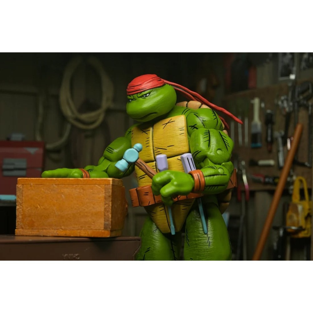 Neca7吋 TMNT忍者龜Mirage Comics 幻影漫畫 Handyman Donatello 雜物工多納泰羅-細節圖4