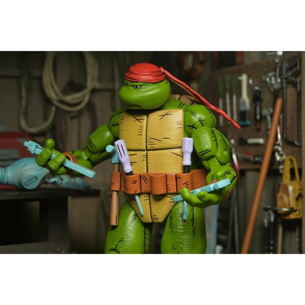Neca7吋 TMNT忍者龜Mirage Comics 幻影漫畫 Handyman Donatello 雜物工多納泰羅-細節圖5