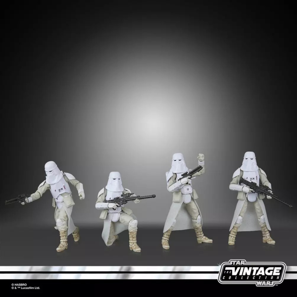 星際大戰 STAR WARS TVC3.75 Snowtrooper 雪地兵徵兵四人包-細節圖3