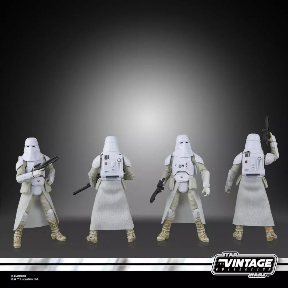 星際大戰 STAR WARS TVC3.75 Snowtrooper 雪地兵徵兵四人包-細節圖4
