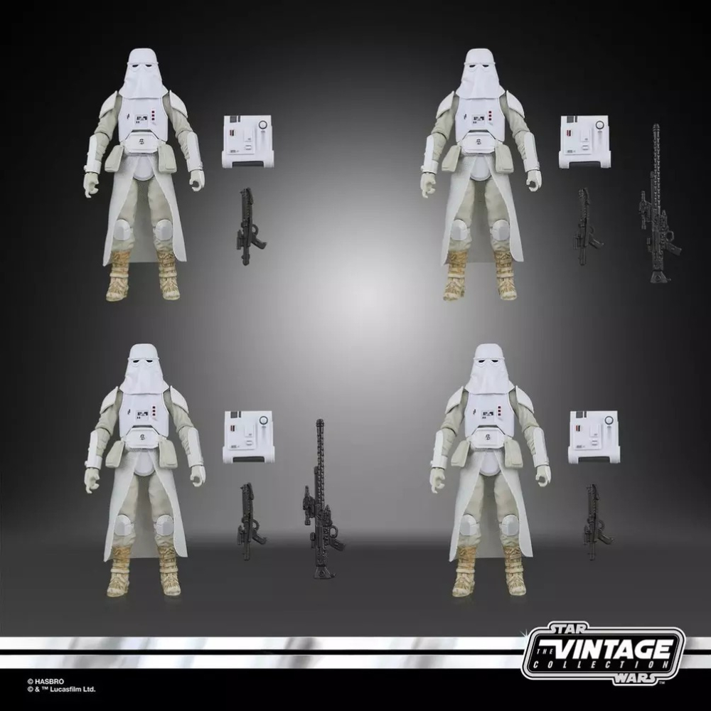 星際大戰 STAR WARS TVC3.75 Snowtrooper 雪地兵徵兵四人包-細節圖6