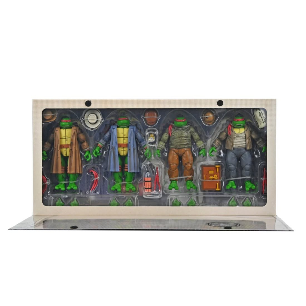 Neca7吋 忍者龜Mirage幻影漫畫 Gangster Turtles 4人包-細節圖8