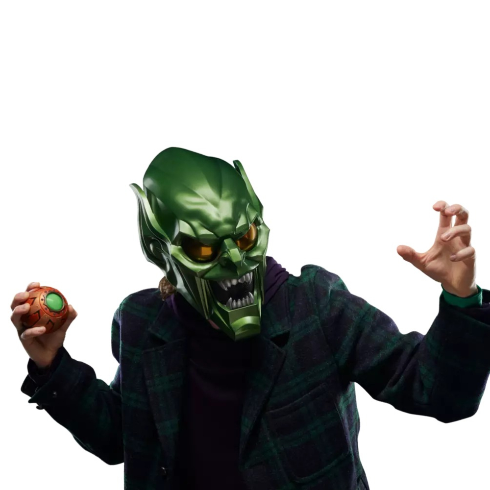 ML漫威 蜘蛛人無家日 1:1系列 綠惡魔頭盔 面具 Green Goblin Roleplay Helmet-細節圖4