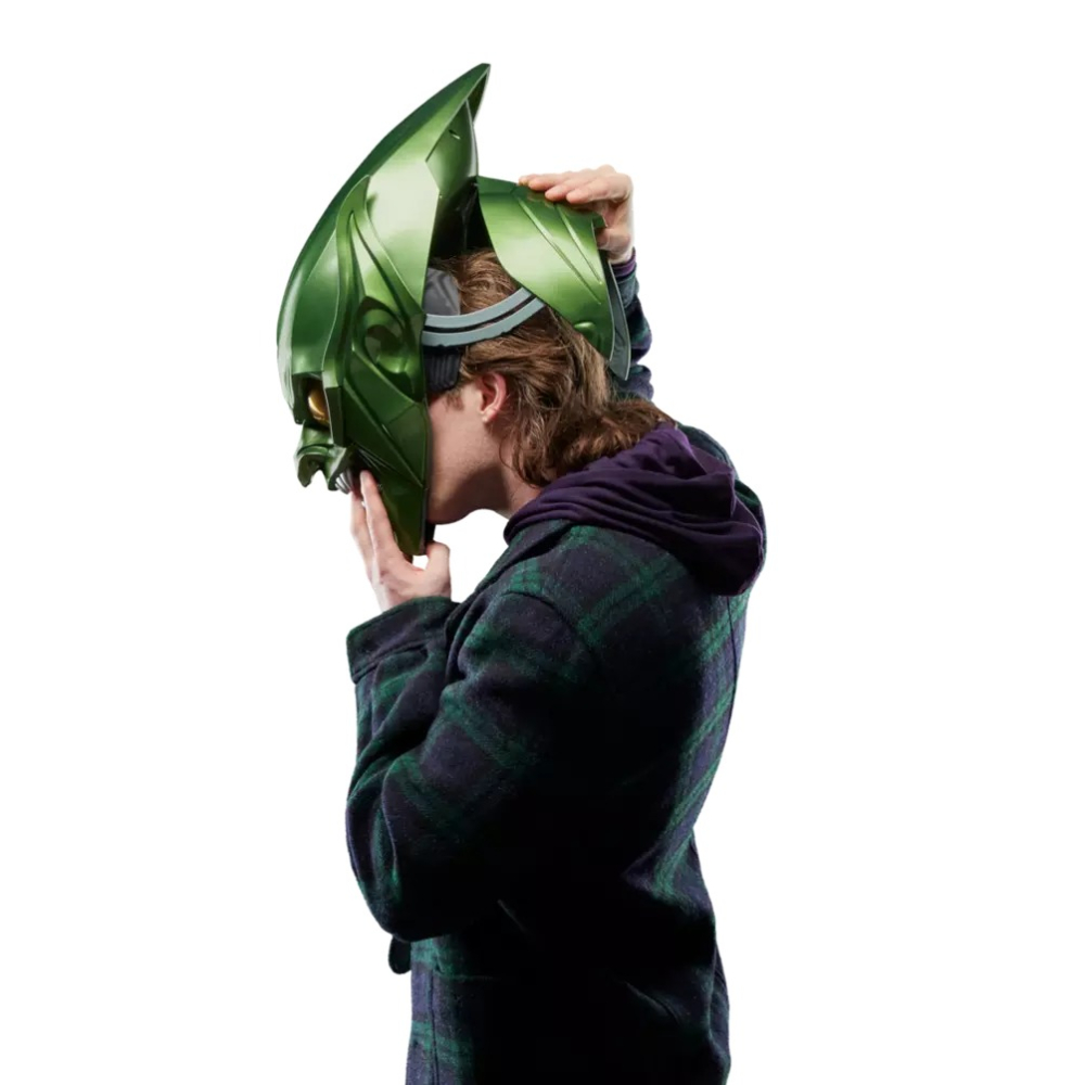 ML漫威 蜘蛛人無家日 1:1系列 綠惡魔頭盔 面具 Green Goblin Roleplay Helmet-細節圖8