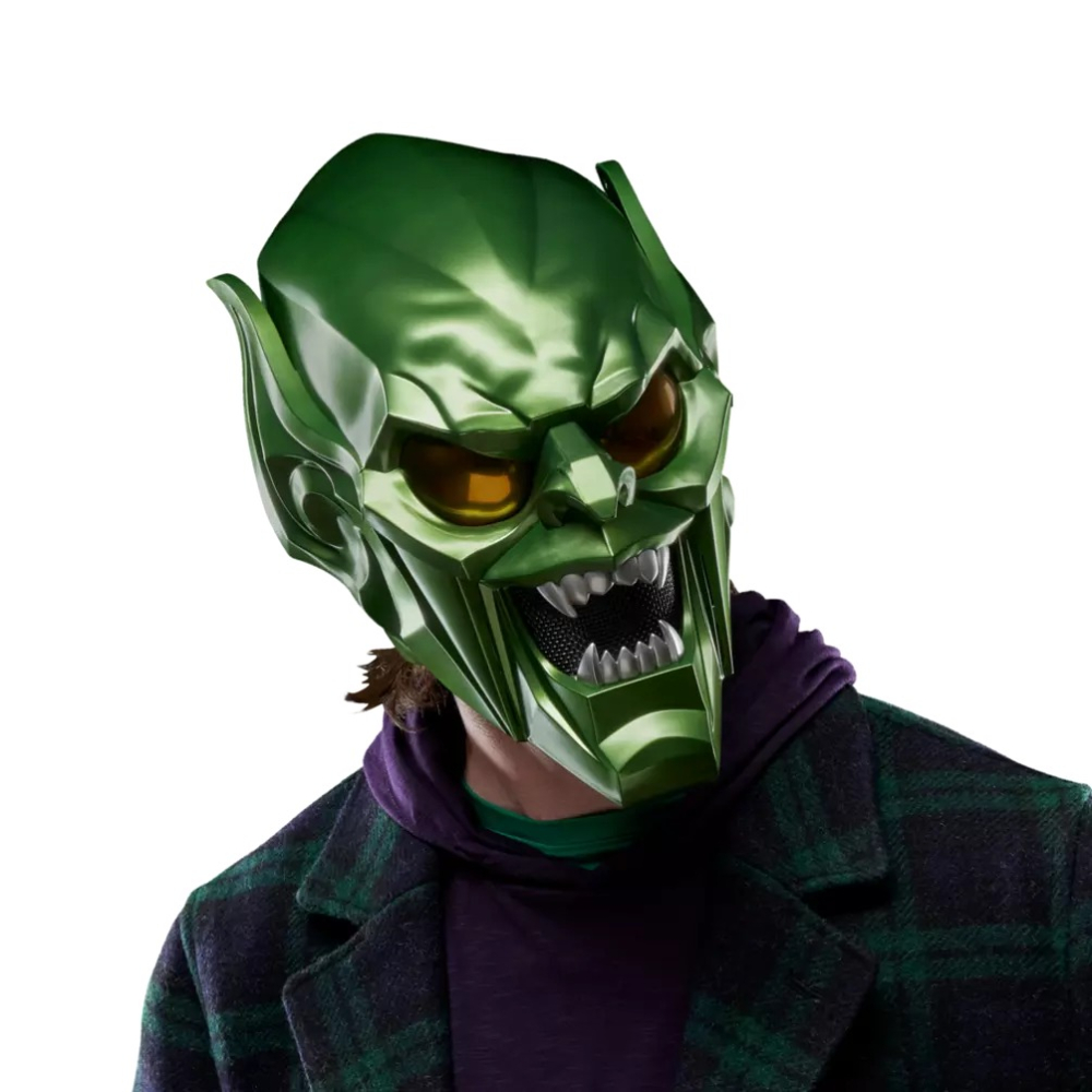 ML漫威 蜘蛛人無家日 1:1系列 綠惡魔頭盔 面具 Green Goblin Roleplay Helmet-細節圖9