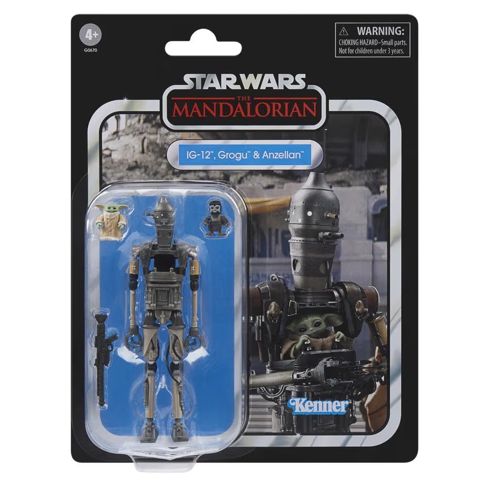星際大戰 TVC3.75 曼達洛人系列 IG-12, Grogu & Anzellan-細節圖7