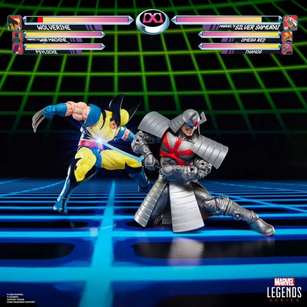 漫威Marvel ML6吋 卡普空電玩系列 Wolverine vs Marvel＇s Silver Samurai-細節圖5
