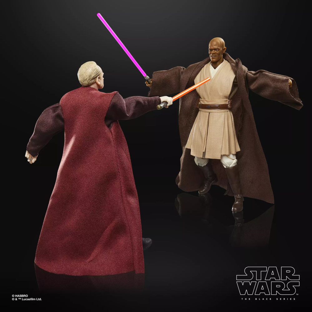 星際大戰 STAR WARS 黑標6吋 西斯大帝的復仇 Mace Windu & Darth Sidious-細節圖7
