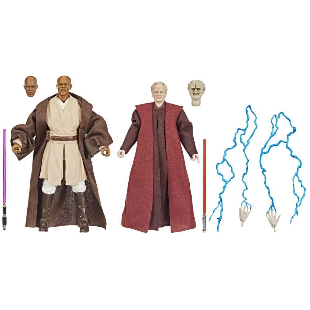 星際大戰 STAR WARS 黑標6吋 西斯大帝的復仇 Mace Windu & Darth Sidious-細節圖10