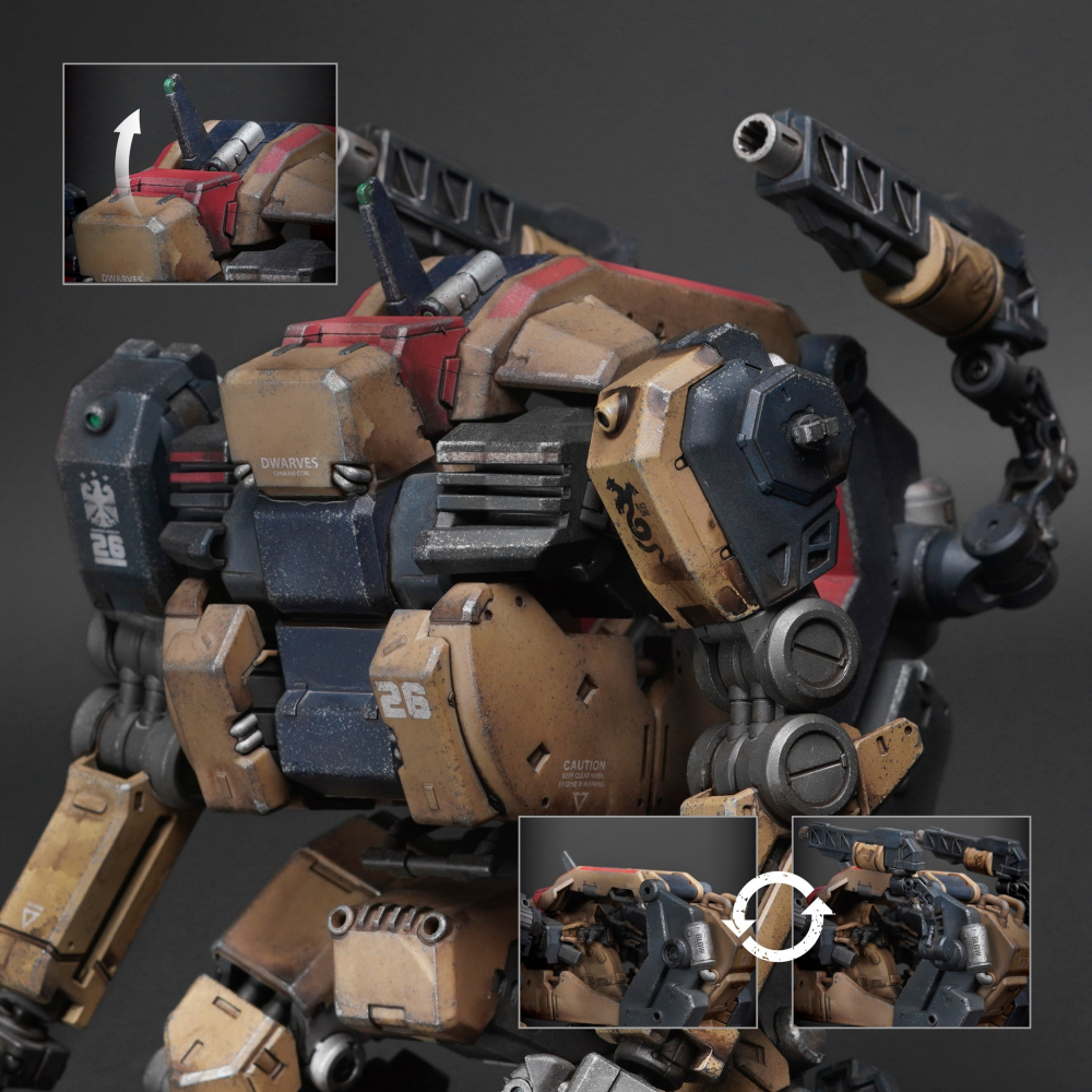 酸雨戰爭 Acid Rain World 3.75吋 FAV-A129 Duergar D2R-w  杜爾加 D2R-w-細節圖5