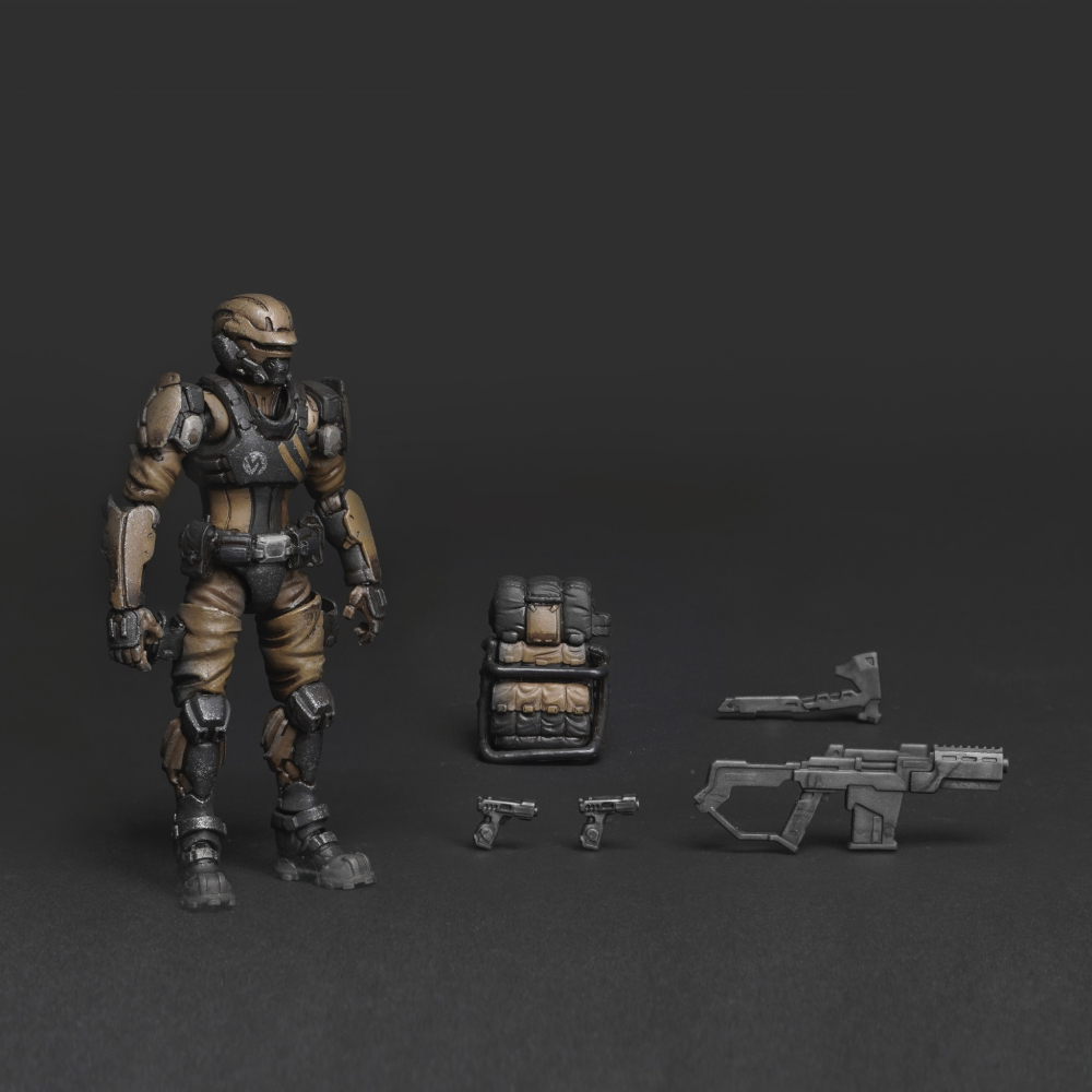 酸雨戰爭 Acid Rain World 3.75吋 FAV-A130  Cinder Invader  渣燼侵襲者-細節圖8