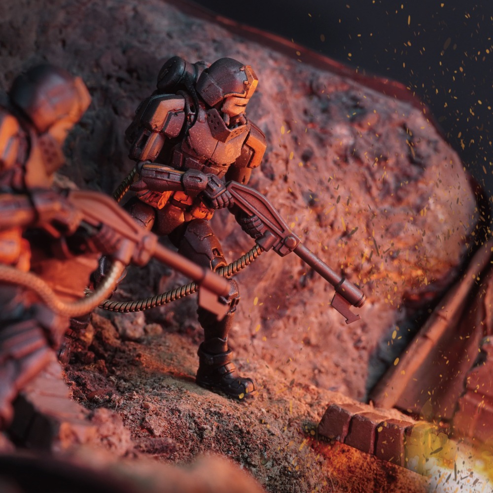 酸雨戰爭Acid Rain World 3.75吋FAV-C05 Abaddon Flame Trooper 地獄火焰兵-細節圖3